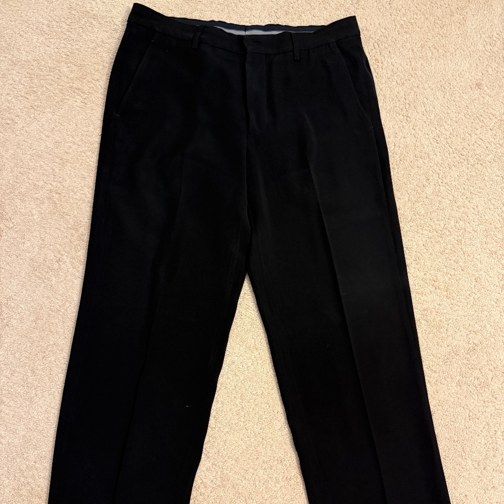 Giorgio Armani Black Dress Pants (36x30)